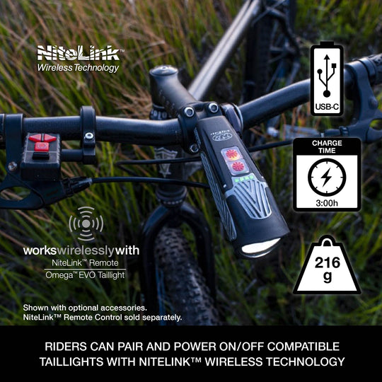 niterider lights works wirelessly with nitelink remote omega evo taillight bright