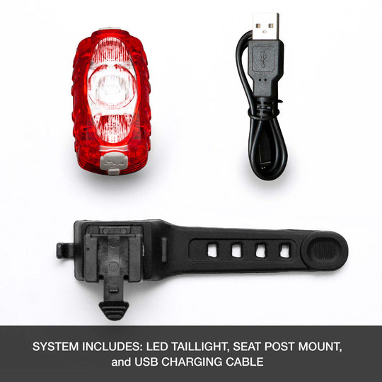 bright bike light accessories parts layout